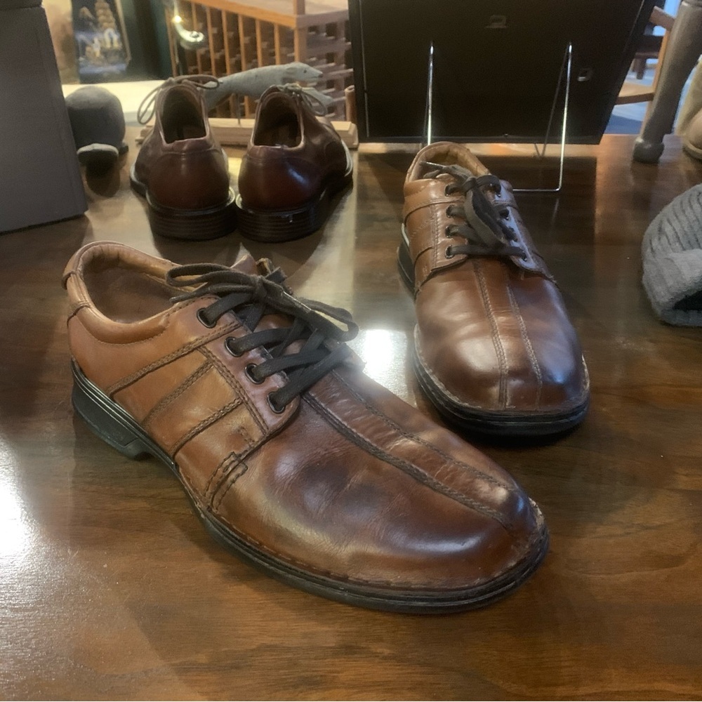 Men's Brown Leather Dress Shoes